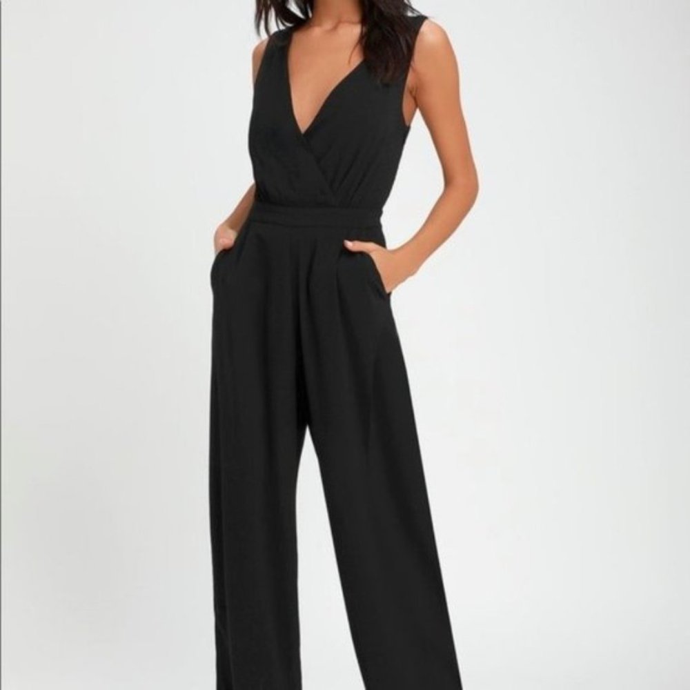 Lulu’s Kiska Black Lace Jumpsuit